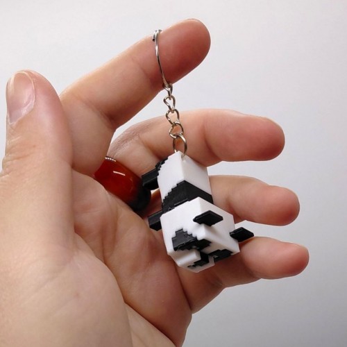 3D Брелоки "MINECRAFT PANDA / Майнкрафт ПАНДОЧКА", Keychain, 3D печать (OYTOY)