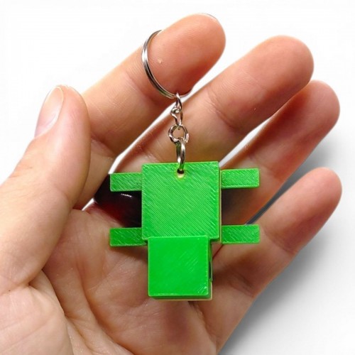 3D Брелоки MINECRAFT / МАЙНКРАФТ TURTLE / ЧЕРЕПАШКА KEYCHAIN, 3D печать (OYTOY)