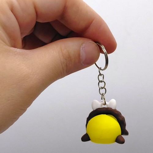 3D Брелоки "CUTE BEE / Милая ПЧЕЛКА", Keychain, 3D печать (OYTOY)