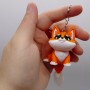 3D Брелоки "CUTE FOX / Мила ЛИСИЧКА", Keychain, 3D друк (OYTOY)