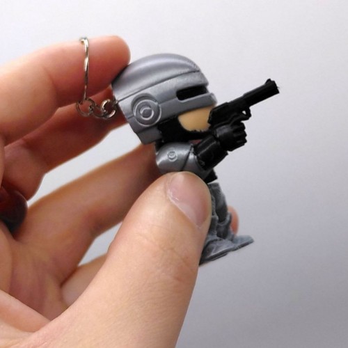 3D Брелоки "HERO ROBOCOP / РОБОКОП", Keychain, 3D печать (OYTOY)