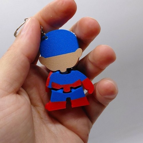 3D Брелоки HERO CAPITAN AMERICA MARVEL / КАПІТАН АМЕРИКА Марвел KEYCHAIN, 3D печать (OYTOY)