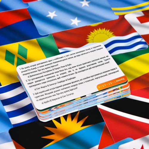 Настільна гра "Країни світу. Америка та Океанія" (укр) (Strateg)