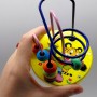 Пальчиковий лабіринт WToys, деревʼяний, в коробці (ЖОВТИЙ) (MiC)
