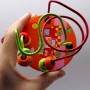 Пальчиковый лабиринт WToys, деревянный, в коробке (Оранжевый) (MiC)