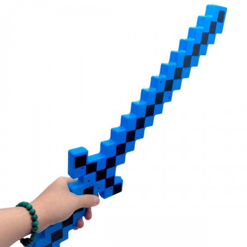 Алмазний меч, що світиться "MINECRAFT" музичний (БЛАКИТНИЙ) (MiC)