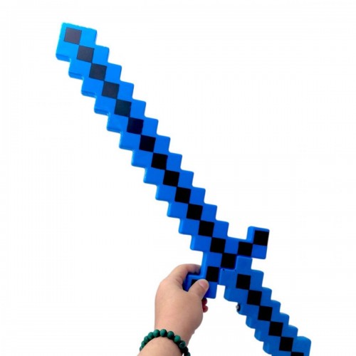 Алмазний меч, що світиться "MINECRAFT" музичний (БЛАКИТНИЙ) (MiC)