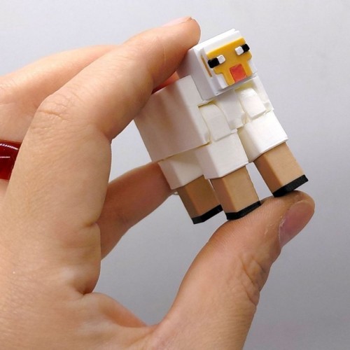 3D Брелоки MINECRAFT / МАЙНКРАФТ SHEEP / ОВЕЧКА, 3D печать (OYTOY)