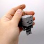 3D Брелоки MINECRAFT / МАЙНКРАФТ CHUBBY SKELETON / СКЕЛЕТ ГОЛОВАСТИК KEYCHAIN, 3D печать (OYTOY)