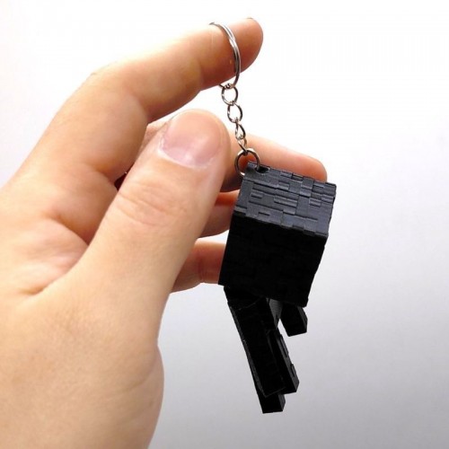 3D Брелоки MINECRAFT / МАЙНКРАФТ CHUBBY ENDERMAN / ЕНДЕРМЕН ГОЛОВАСТИК KEYCHAIN, 3D печать (OYTOY)