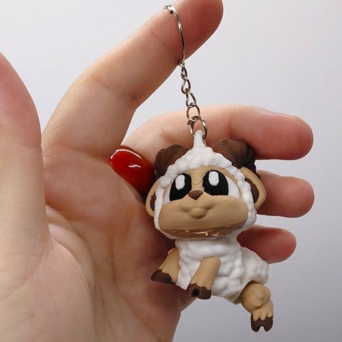 3D Брелоки "CUTE SHEEP / Милая ОВЦА", Keychain, 3D печать (OYTOY)