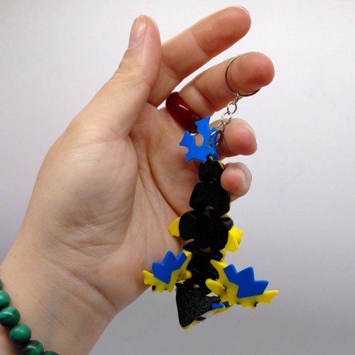 3D Брелоки CUTE WILD VOLTAGE MINI DRAGON / ДРАКОН "ДИКИЙ ВОЛЬТАГ" KEYCHAIN, 3D печать (OYTOY)