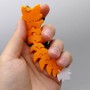 3D Брелоки FLEXI FOX LONG TAIL/ ЛИСИЧКА ХВОСТИК KEYCHAIN, 3D друк (OYTOY)