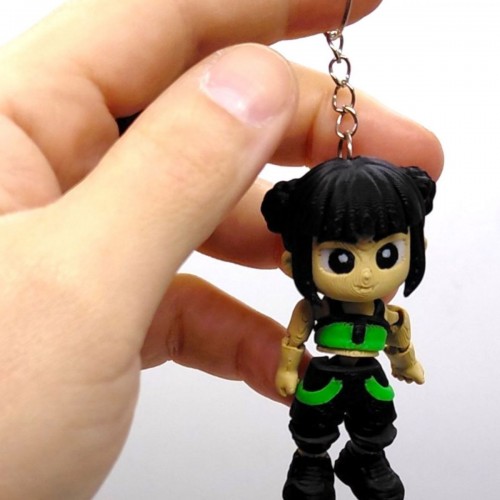 3D Брелоки HERO K-POP ZOE Demon Hunters / ЗОЯ KEYCHAIN, Кейпоп-мисливиці на демонів, 3D друк (OYTOY)