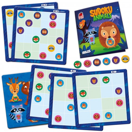 Магнітна гра "Roter Kafer. Sudoku Animals" (RoterKafer)