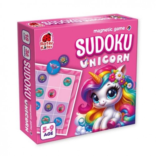 Магнітна гра "ROTER KAFER. SUDOKU: UNICORN" ROTERKAFER (RoterKafer)