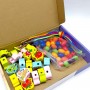 Шнурівка деревʼяна (намистинки, фігурки, в коробці) (Wtoys)
