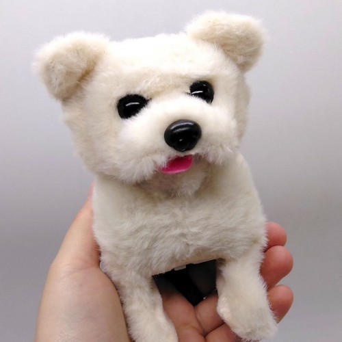 Интерактивная игрушка "Собачка", Белый (15 см) (MiC)