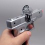 Пистолет металлический под пистоны, на планшетке 20,5*14*3,5 см (MiC)