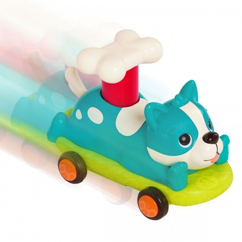 Машинка інерційна серії Лапкомобілі - Песик, колір бірюза (Battat)