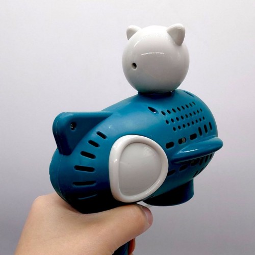 Пістолет з мильними бульбашками, (бірюзовий) (MiC)