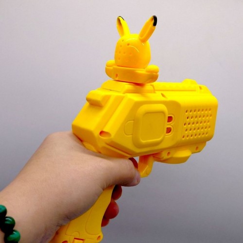 Пістолет з мильними бульбашками "ПІКАЧУ / PIKACHU", жовтий (MiC)