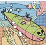 Водные раскраски "Военные корабли" (укр) (Crystal Book)