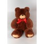 М'який плюшевий ведмідь Boxi Арні 64 см темно - коричневий (MiC)