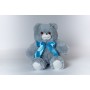 Мягкий плюшевый медведь Boxi Арни 64 см, серый (MiC)