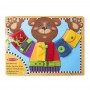 Melissa & Doug: Деревянная доска с застежками (Melissa & Doug)