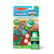 Melissa & Doug. Sticker WOW: Набор с блокнотом и штампом с наклейками «Динозавр»