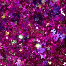 ORB Slimy Xtreme Glitterz: глітерний слайм фіолетовий (90 г)