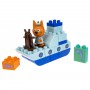 Три кота: ігровий набір-конструктор Коржик на кораблі (Три кота)