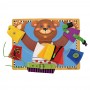 Melissa & Doug: Деревянная доска с застежками (Melissa & Doug)