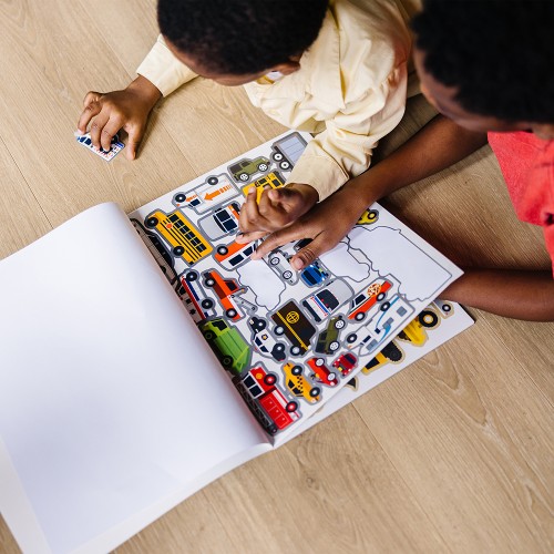 Melissa & Doug: Набор многоразовых наклеек «Транспорт» (Melissa & Doug) Melissa & Doug: Набор многоразовых наклеек «Транспорт» (Melissa & Doug)