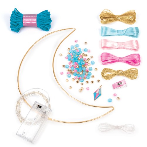 Make it Real: Набор для создания амулета «Ловец снов» с подсветкой (голубой) (Make it Real)