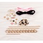 Juicy Couture: Мини набор для создания шарм-браслетов 'Розовый звездопад' (Make it Real)