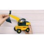 Конструктор с отверткой "Экскаватор" (Toys Plast)