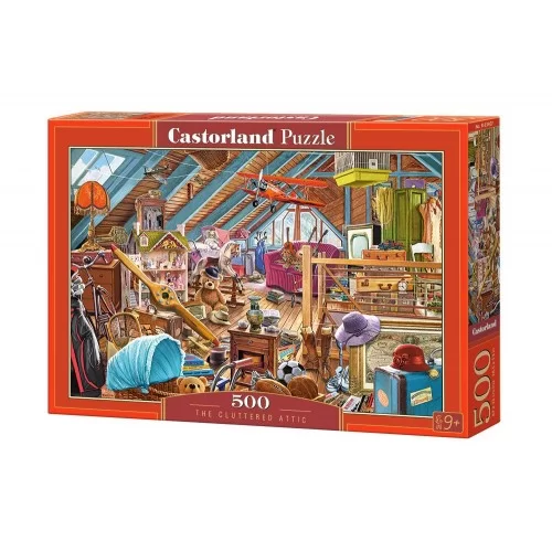 Пазлы "Сокровища чердака", 500 элементов (Castorland)