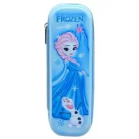 Пенал ПРИНЦЕССЫ на молнии (ГОЛУБОЙ) в коробке