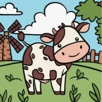 КАРТИНА ПО НОМЕРАМ ДЛЯ ДЕТЕЙ 
