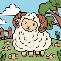 КАРТИНА ПО НОМЕРАМ ДЛЯ ДЕТЕЙ 